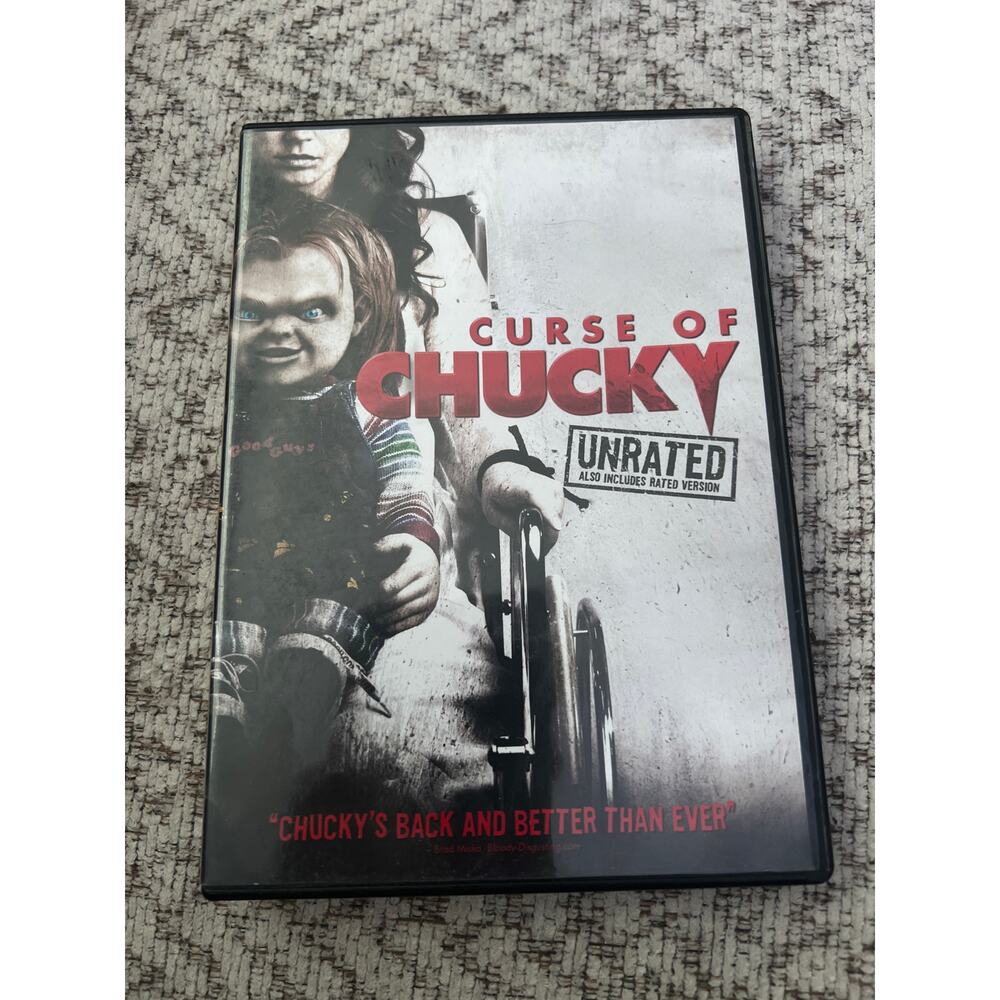 Curse of Chucky Unrated Horror Thriller DVD Movie Pre-Loved
